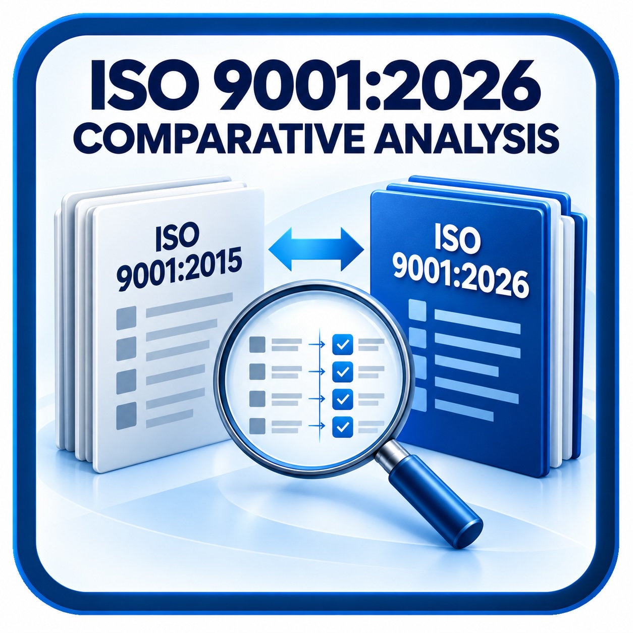 ISO 9001:2015 vs ISO 9001:2026 comparative analysis