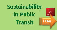 Learn how sustainability affects public transit systems